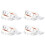 400 PCS NFC Tags Sticker with NTAG213 Chip Blank NFC Stickers Adhesive Labels RFID Tags Rewritable 144 Bytes Memory 1
