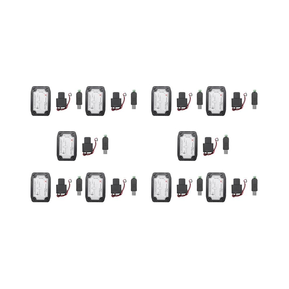 10X Peacefair Ac Single Phase Watt Meter Rs485 Modbus 220V 100A Voltage Current Frequency Power Factor Kwh Meter 6033401206010