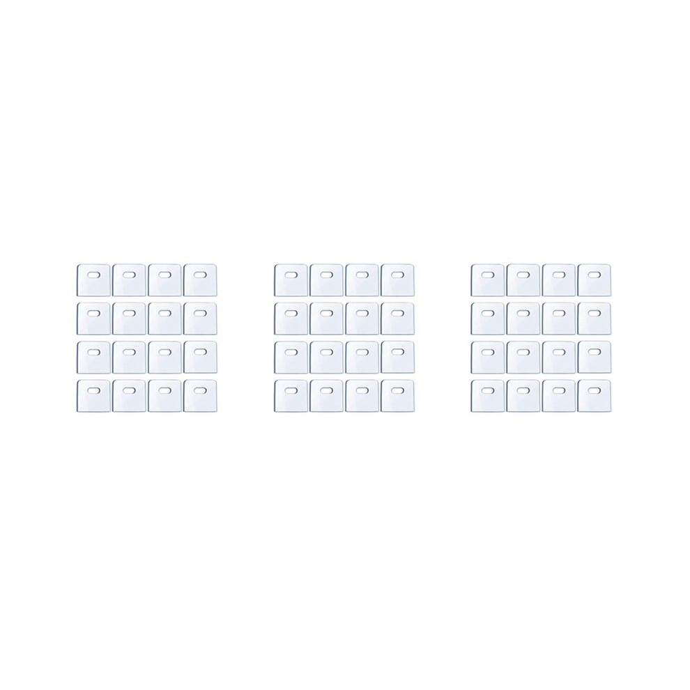 48 Set/ 96 Pieces Clear Vertical Blind Repair Tabs, Vertical Blind Repair Vane Savers, Vertical Blinds Replacement Slats 6031743597117