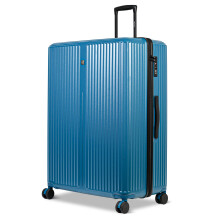 LUGG AirGlide 32in Hard Shell Lightweight Suitcase Polycarbonate Travel Luggage, TSA Lock, Spinner Wheels 84x60x36cm, Teal