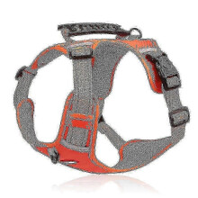 (XL, Orange) New Breathable Dog Harness with Reflective Safety Vest & Control Handle for Pets - HT-524 Yellow Size