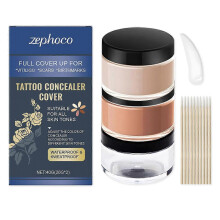 (1pc) 2 Colors Tattoo Cover Up Makeup Waterproof, Tattoo Concealer, Waterproof and Sweatproof, Suitable for Scars, Spots and Vitiligo