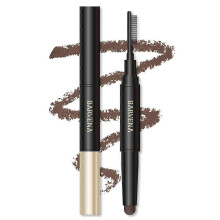 (Dark Brown) Brow Lifting Stick Waterproof Sweat-Proof Eyebrow Tinted Wax, Defines & Shapes Natural Brows for Flawless Makeup Look