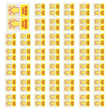 1200PCS Sign Here Tabs Sign Here Sign Here Stickers Sign Here Flags with Dispenser Arrows Flag, 1 Inch (Yellow)