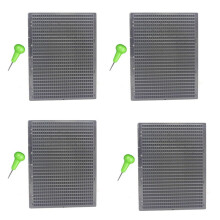 4X 27 Lines and 30 Grids Practical School Plastic Braille Portable Writing Board with Stylus
