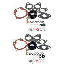 2X Kit de Reconstruction de Carburateur 439071 avec Flotteur Remplace Le Carburateur Johnson Evinrude OMC / BRP 3 4 5 5,5 6 7,5 10 15 18