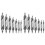 14 Pcs Center Drill Bits Set 60-Degree Angle Center Drill Bits Kit Countersink Tools for Lathe Metalworking 1