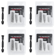 Hand Twist Drill Bits Set, Hand Spiral Drill with 100pcs 0.3mm to 3.0mm Micro-Drill Bits (Black)