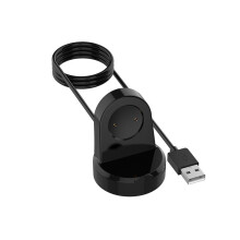 (Black) Magnetic USB Charging Dock Cradle Charger Cable for Huawei Watch GT 2/GT