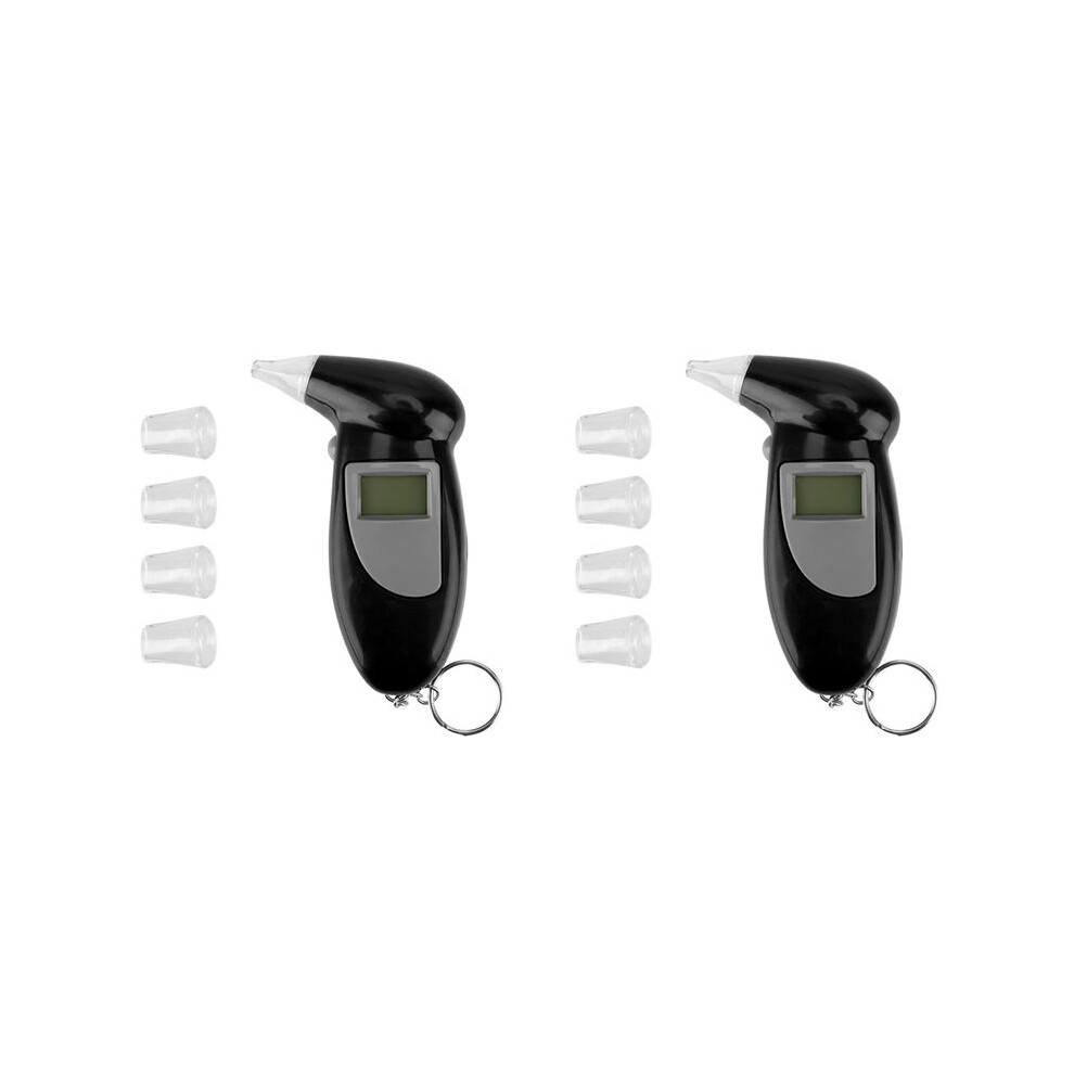 Photos - Breathalyzer 2X Car Breath Alcohol Tester Handheld  Alcotest Alcohol Test Tools Backlight Digital Digital DUI Meter