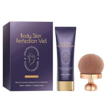 (Natural) Body Coverage Perfector Waterproof Leg & Body Makeup, Tattoo & Scar Cover Up Foundation, Long-Lasting & Transfer-Resistant