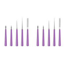 10PCS Bead Reamer Set Diamond Tipped Bead Reamer Beading Hole Enlarger Tool for Glass Plastic Metal Wood Beads