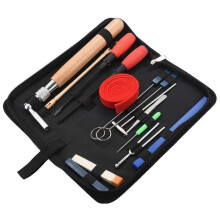 Kit d'accordage de piano professionnel, outil d'accordage, clé d'accordage fixe sans fil avec manche en bois
