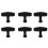 6X Replacement   Pull Handle Grip Black for Motor 1