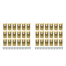 36pcs Stainless Steel Blades Replacement for Landroid Robotic Lawnmower Cutting Blade Set Lawn Mower Parts Gold