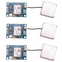 3X GY-NEO-8M Neues NEO-8M GPS Modul NEO7MV2 mit Flugkontrollel EEPROM MWC APM2.5 Große Antenne für
