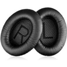 Cuscinetti auricolari di ricambio per cuffie Bose QuietComfort QC 2 15 25 35 AE2 AE2i AE2w, neri