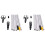 2 Set High Ceiling Light Bulb Changer, Light Bulb Changer, Assembled Light Bulb Extension Rod 1