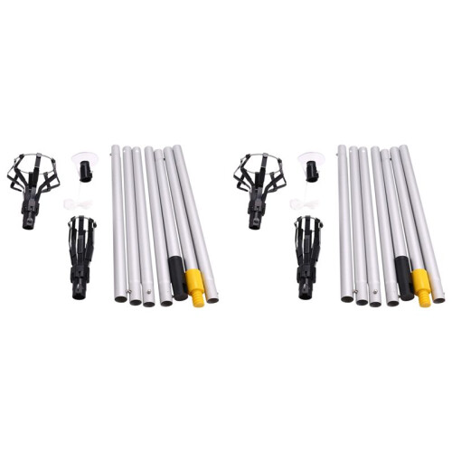2 Set High Ceiling Light Bulb Changer, Light Bulb Changer, Assembled Light Bulb Extension Rod
