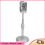 Dilwe Vintage Microphone Propeller Model Simulation Old-Fashioned Microphone Model with Stable Base and Video Silver 1