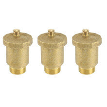 3X Messing Automatische Ontluchter 3/4 Inch Buitendraad voor Zonneboiler Overdrukventiel Gereedschap Ontluchter