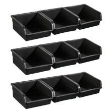 Perforated Board Accessories, Oblique Mouth, Thickened Parts Storage Box, Square Hole Hook, Storage Plastic Box
