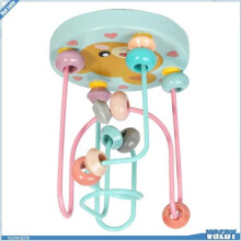 Ashata Wooden Bead Maze, Cartoon Style Wooden Bead Maze, Small Roller Coaster Puzzle Games, Bear
