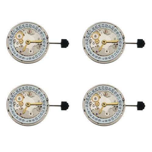 4X Direct Replacement Shanghai 2824 Movement Date Automatic Mechanical Movement Mens Watch