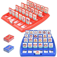 Guessing Game - Who Is It? - 2 game discs - 90 cards - For children aged 4 and up - Unisex