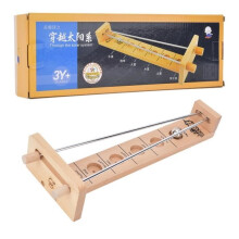 Jeu de société en bois pour enfants et adultes, puzzle intelligent, plateau d'équilibre, balle, jouet de loisirs - TUN