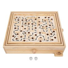 Jeu de labyrinthe en bois ARAMOX, jeu de billes en bois, puzzle éducatif pour adultes et enfants atteints de démence