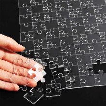Puzzle transparent impossible - 500 pièces - Acrylique transparent - Jouet éducatif - Unisexe