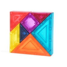 Tangram 3D Μαγνητικά Τουβλάκια Παζλ για Παιδιά με Αναγνώριση Σχήματος