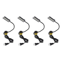 4X 30 LED Sewing Machine Light Sewing Lighting for Workbench Lathe Drill Press Flexible Gooseneck Arm Work Lamp US Plug
