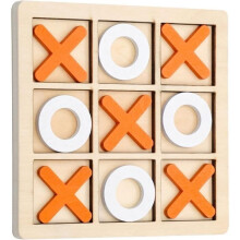 Gioco del tris per bambini e adulti, classico gioco da tavolo in legno, gioco educativo per bambini, famiglia e amici