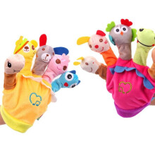 Color Friends Play Mittens – Baby Finger Puppet in the Shape of a Dog