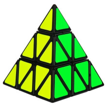 Cube Pyraminx 3x3 - Marque 15544 - Vert, Bleu, Rouge, Jaune - 9,8 x 9,8 x 9,8 cm