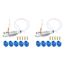 2X 3D Printer Extruder Kit Passar med Silikonstrumpa och 0,4 mm Munstycke 3D-Skrivare Hotend Print