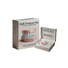 (1pcs) 1/2/3x Advanced Customized Full Denture Set, Silicone Reline Denture Set