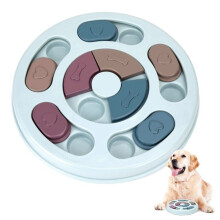 Puzzle Toy for Dogs, Slow Feeding Pet Intelligence Toy for Educational IQ Training and Mental Stimulation, Blue