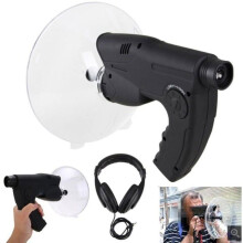 PZCC X8 Parabolic Monocular Directional Microphone - Camping Tool for Hunting and Fishing