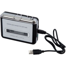 USB Tape Cassette Player - SODIAL - MP3 Converter - Black - Cassette Player