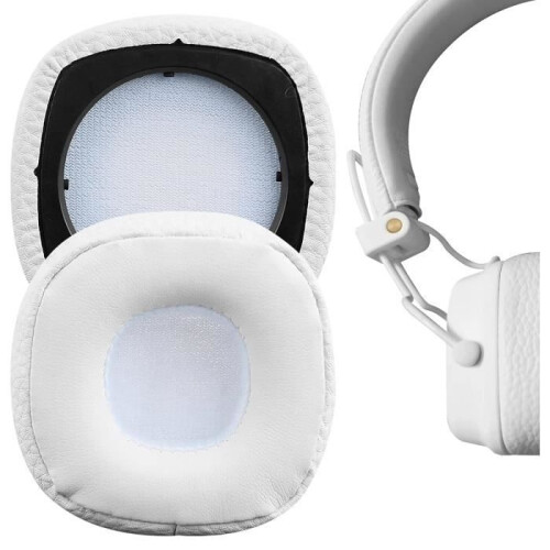 Coussinets d'oreille de rechange blancs pour casque Marshall Major III