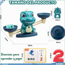 Giocattolo di equilibrio a forma di dinosauro Ashata per bambini, giocattolo di equilibrio a forma di dinosauro per bambini con puzzle