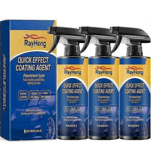 (3pcs) 2025 New Car Coating Spray, 3 in 1 Multi-functional Quick Effect Coating Agent