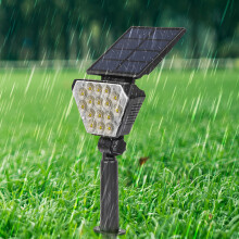 (Coloured light) LED Garden Lights Super Bright Solar Lawn Lamp Easy Installation for Garden/Yard