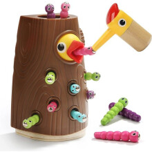Educational bird feeding game - magnetic and educational toy