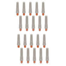 20PCS Anti-Welding Slag Welding Wire Feeding Tips Coated Welding Torch Nozzle MIG Welding Tool Consumables 8.8x40x1.0mm