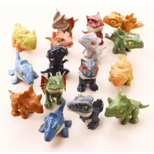 Set di 7 statuette di dinosauri del parco Jurassic World, giocattolo articolato per bambini, idea regalo.
