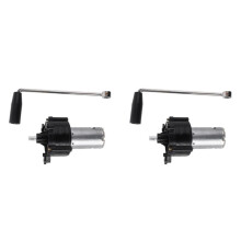 2X Vent GéNéRateur Hydraulique Manivelle Dynamo Miniature Manivelle Moteur de Dynamo D'ÉNergie D'Urgence